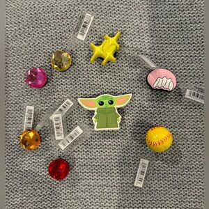 CROC JIBBITZ LOT- Yoda, Softball